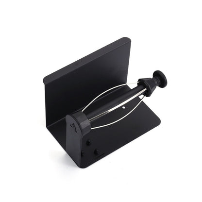 Stainless Steel Damping Paper Towel Holder Punch-free Roll Paper Storage Rack, Style 2