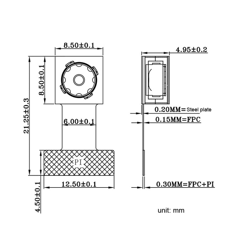 HDF5640-AF AF OV5640 Support 1080P 5MP Camera Module, HDF5640-AF