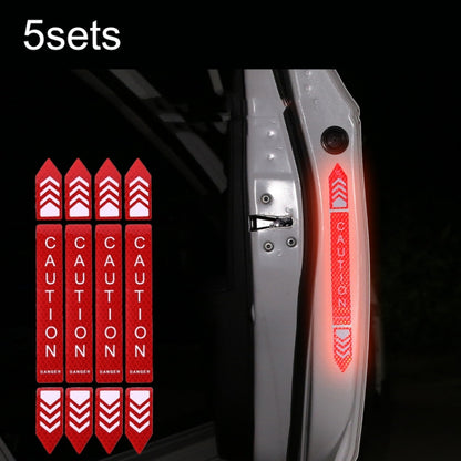 5sets Car Opening Door Anti-Collision Safety Warning Reflector, 5sets Fluorescent Green, 5sets Diamond White, 5sets Diamond Red, 5sets Diamond Blue, 5sets Diamond Yellow