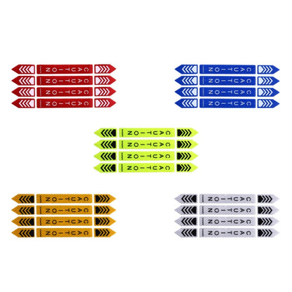 5sets Car Opening Door Anti-Collision Safety Warning Reflector, 5sets Fluorescent Green, 5sets Diamond White, 5sets Diamond Red, 5sets Diamond Blue, 5sets Diamond Yellow