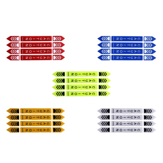 5sets Car Opening Door Anti-Collision Safety Warning Reflector, 5sets Fluorescent Green, 5sets Diamond White, 5sets Diamond Red, 5sets Diamond Blue, 5sets Diamond Yellow