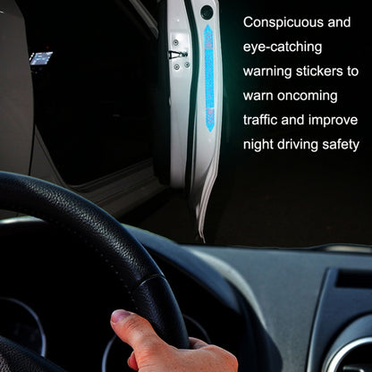 5sets Car Opening Door Anti-Collision Safety Warning Reflector, 5sets Fluorescent Green, 5sets Diamond White, 5sets Diamond Red, 5sets Diamond Blue, 5sets Diamond Yellow