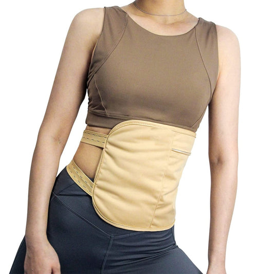 Reusable Castor Oil Pack For Liver Detox & Comfort Sleep Fit(No Castor Oil), Waist  Pink, Waist Khaki