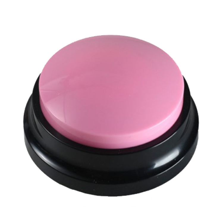Pet Communication Button Dog Vocal Box Recording Vocalizer, Style: Recording Model, Rose Red, Pink, Yellow, Lake Blue, White, Dark Blue, Light Blue, Green, Purple, Red, Orange