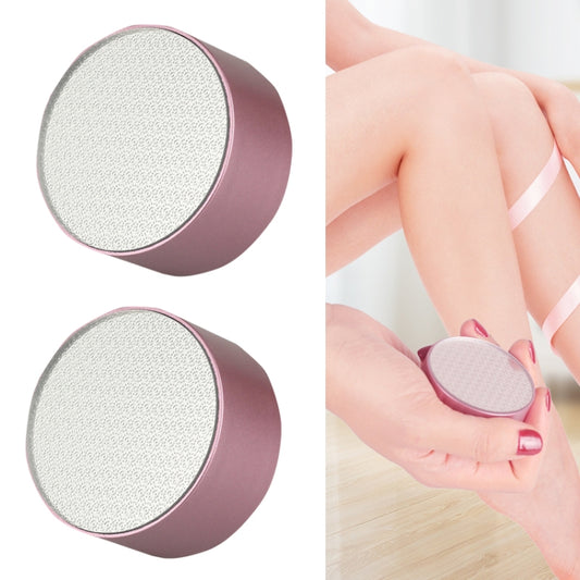 2pcs Manual Compact and Portable Double-sided Nano Hair Removal Foot Scrubbers, Foot Scrubbers Rose Gold, Foot Scrubbers Green, Foot Scrubbers Grey, Foot Scrubbers Blue, Foot Scrubbers Purple