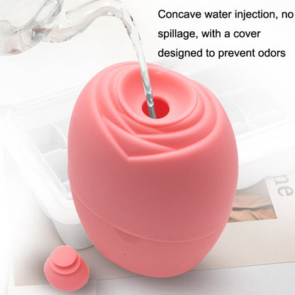 2pcs L-03-01 Face Ice Apparatus Massage Ice Roller Beauty Makeup Silicone Face Ice Tray, Makeup Rose Red, Makeup Olive Green With Hole, Makeup Vitality Orange With Hole, Makeup Charm Purple With Hole, Makeup Blue With Hole, Makeup Rose Red With Hole���...