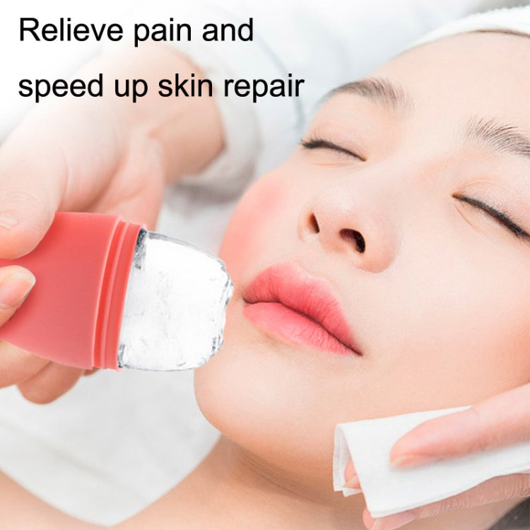 2pcs L-03-01 Face Ice Apparatus Massage Ice Roller Beauty Makeup Silicone Face Ice Tray, Makeup Rose Red, Makeup Olive Green With Hole, Makeup Vitality Orange With Hole, Makeup Charm Purple With Hole, Makeup Blue With Hole, Makeup Rose Red With Hole���...