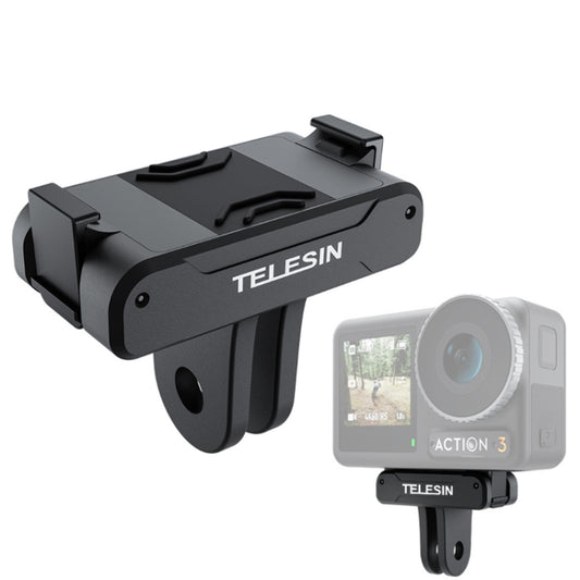 ملحقات كاميرا الحركة DJI OSMO Action 3 TELESIN محول مغناطيسي بمخلبين، محول مغناطيسي بمخلبين