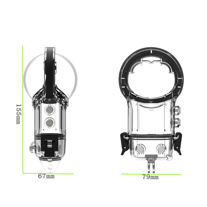 For Insta360 X3 Camera Waterproof Case Sealed Diving Shell (Neutral Without Logo), Neutral Without Logo