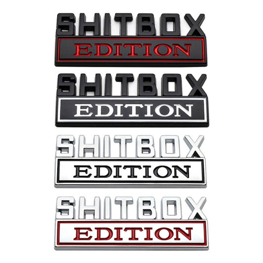 5pcs Car Body Rear Modification Badge Plate Label