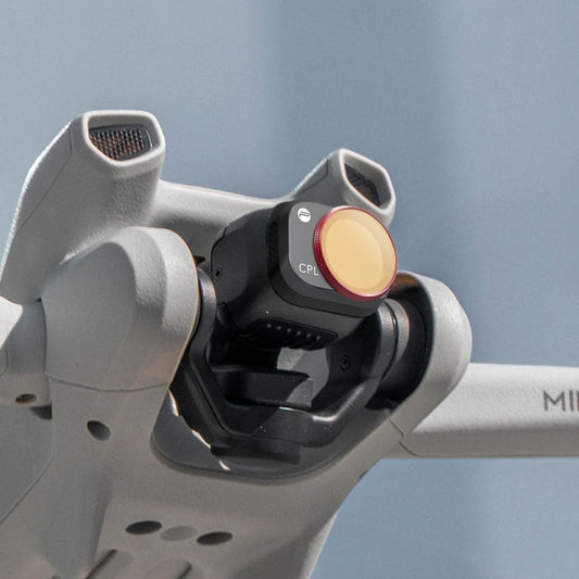 فلتر طائرة بدون طيار من سبائك الألومنيوم PGYTECH لـ DJI Mini 3، المواصفات: UV، CPL، ND 16/64/128/256، CPL+NDPL 16/64/128/256
