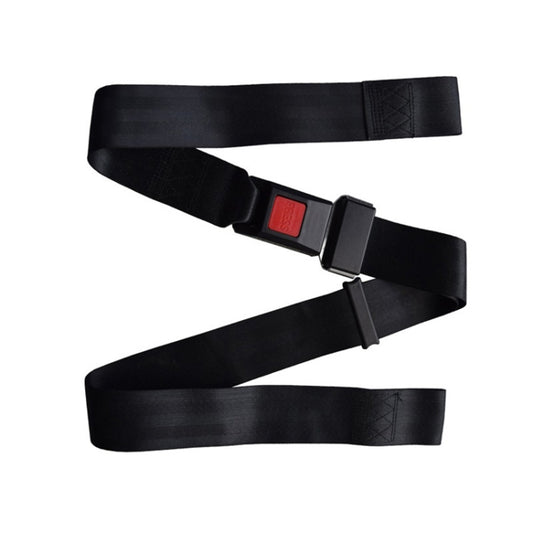 2pcs B7 Free Installation Motorcycle / Stretcher / Electric Wheelchair Seat Belt, Seat Belt (Black)