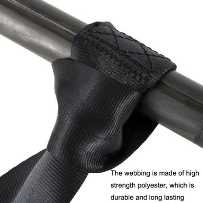 2pcs B7 Free Installation Motorcycle / Stretcher / Electric Wheelchair Seat Belt, Seat Belt (Black)