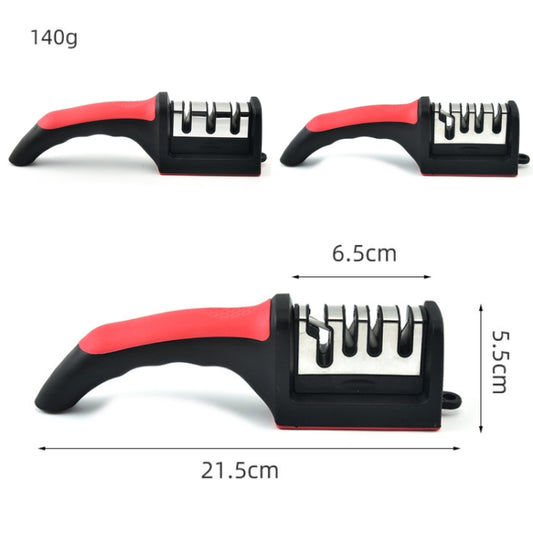Kitchen Multifunctional Hangable Multi-segment Handheld Knife Sharpener, Specification: 3 Stage, 3 Stage, 4 Stage