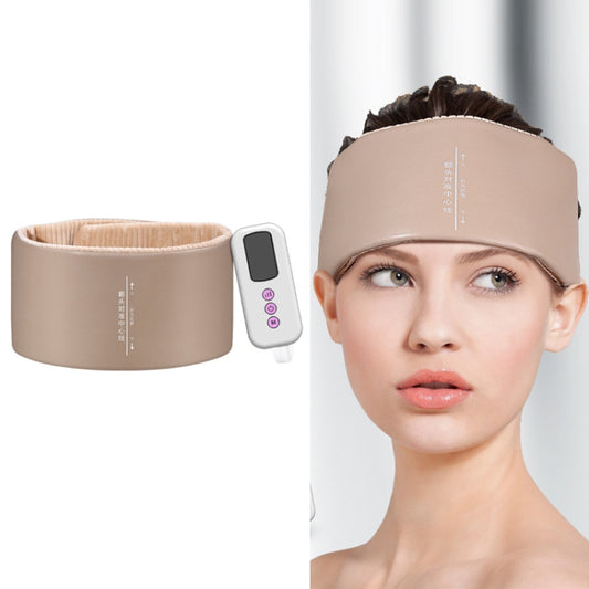 JKQ-121 Head Massager Multifunctional Hot Compress Headache Sleep Aid Head Therapy Instrument, JKQ-121 Camel, JKQ-121 Pink