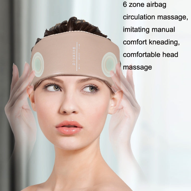 JKQ-121 Head Massager Multifunctional Hot Compress Headache Sleep Aid Head Therapy Instrument, JKQ-121 Camel, JKQ-121 Pink