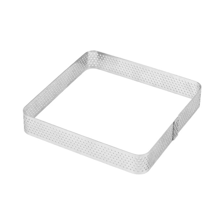 BN1006 Stainless Steel Mousse Circle Thickened Perforated Cake Mold DIY Baking Tools, Love(3.1 inches), Rectangle(4.3 inches), Rectangle(4.7 inches), Rectangle(7 inches), Square(2.9 inches), Square(3.3 inches), Square(3.9 inches), Square(4.7 inches)���...