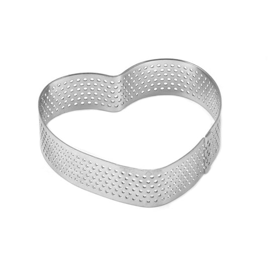BN1006 Stainless Steel Mousse Circle Thickened Perforated Cake Mold DIY Baking Tools, Love(3.1 inches), Rectangle(4.3 inches), Rectangle(4.7 inches), Rectangle(7 inches), Square(2.9 inches), Square(3.3 inches), Square(3.9 inches), Square(4.7 inches)���...