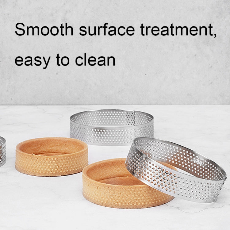 BN1006 Stainless Steel Mousse Circle Thickened Perforated Cake Mold DIY Baking Tools, Love(3.1 inches), Rectangle(4.3 inches), Rectangle(4.7 inches), Rectangle(7 inches), Square(2.9 inches), Square(3.3 inches), Square(3.9 inches), Square(4.7 inches)���...