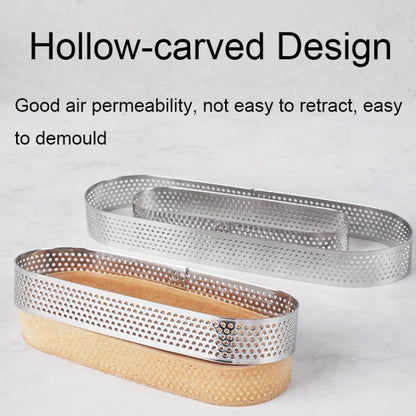 BN1006 Stainless Steel Mousse Circle Thickened Perforated Cake Mold DIY Baking Tools, Love(3.1 inches), Rectangle(4.3 inches), Rectangle(4.7 inches), Rectangle(7 inches), Square(2.9 inches), Square(3.3 inches), Square(3.9 inches), Square(4.7 inches)���...