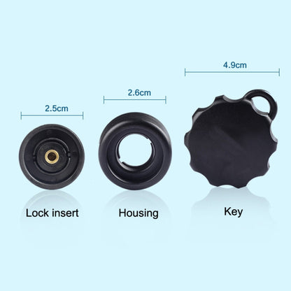 M6 Copper Nut Ant-theft Knob Motorcycle Mobile Phone Navigation Bracket Ant-theft Accessories, Ant-theft Knob