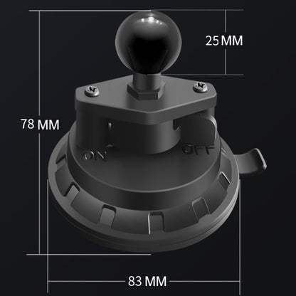 Car Windshield Dashboard Phone Holder Ball Head Suction Cup Base, 998123