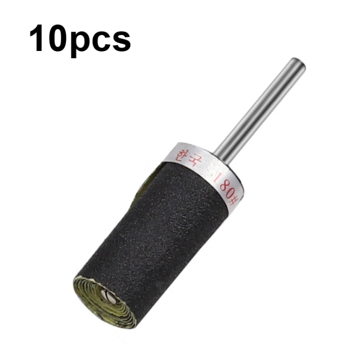 10pcs 3mm Handle Mirror Polishing Paper Stick, Mesh:, 180, 240, 320, 400, 600, 800, 1000, 1200, 1500, 2000