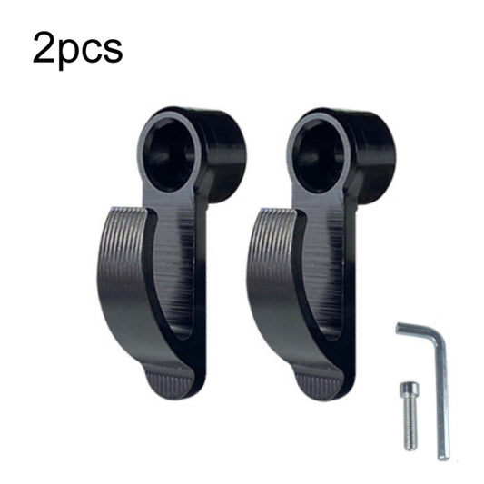2pcs Motorcycle Modified Helmet Hook Scooter Side Storage Hook, Black, Red, Blue, Gold, Silver