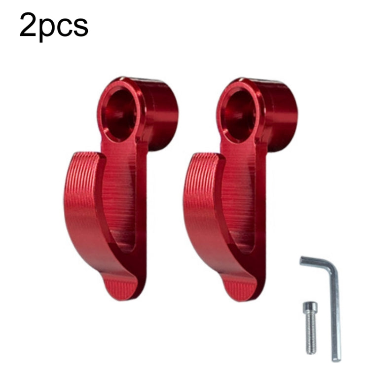 2pcs Motorcycle Modified Helmet Hook Scooter Side Storage Hook, Black, Red, Blue, Gold, Silver