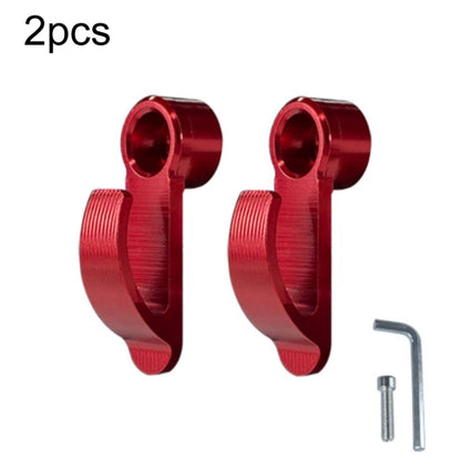 2pcs Motorcycle Modified Helmet Hook Scooter Side Storage Hook, Black, Red, Blue, Gold, Silver