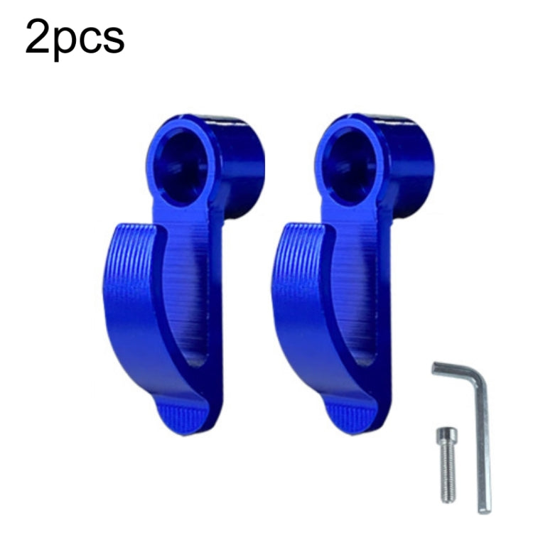 2pcs Motorcycle Modified Helmet Hook Scooter Side Storage Hook, Black, Red, Blue, Gold, Silver