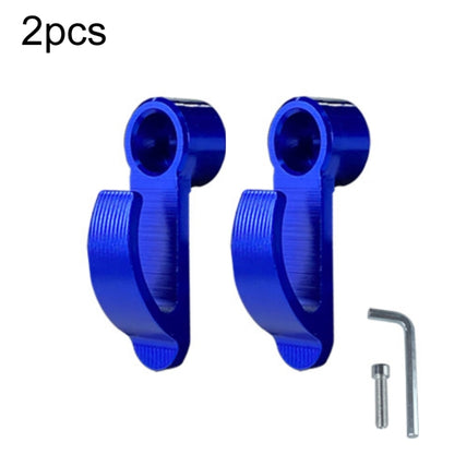 2pcs Motorcycle Modified Helmet Hook Scooter Side Storage Hook, Black, Red, Blue, Gold, Silver