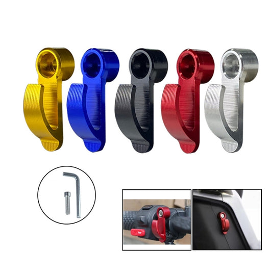 2pcs Motorcycle Modified Helmet Hook Scooter Side Storage Hook, Black, Red, Blue, Gold, Silver