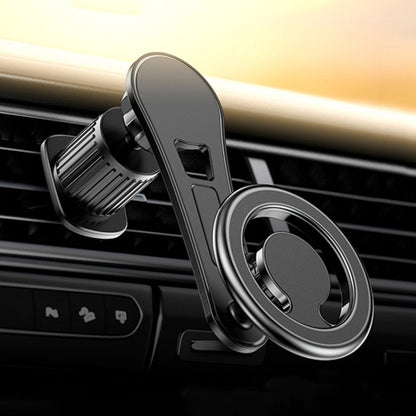 D19 Car Magnetic Mobile Phone Holder Rotatable Metal Navigation Bracket, Spec:, D19 Air Outlet (Black), D19 Seat (Black), D19 Seat (Silver), D19 Sticker (Black), D19 Sticker (Silver), D19 Air Outlet (Silver), D19 Extended (Black), D19 Extended (Silver)