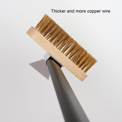 Thickened Oven Brush Home Transfer Shovel Oven Brush, 40cm Alloy Handle