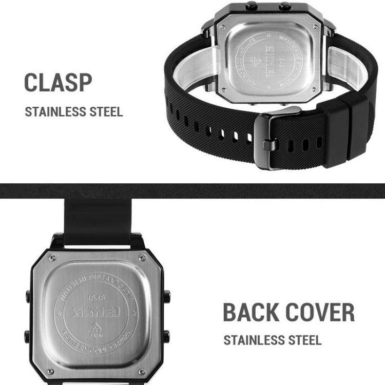 SKMEI 1848 Fashion Multifunctional Student Sports Waterproof Men Watch