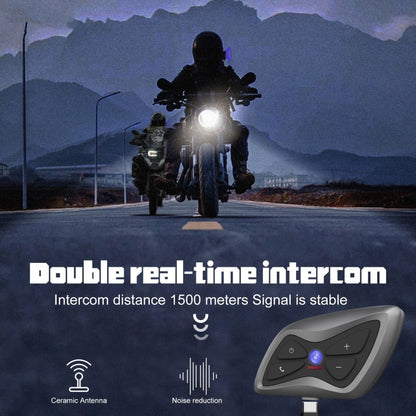 T6plus Motorcycle Helmets Smart Intercom And Bluetooth Headset, T6plus