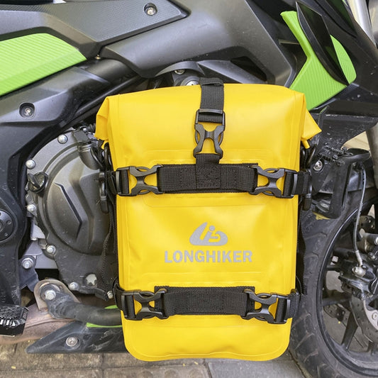LONGHIKER Motorcycle Quick Release Waterproof Bumper Side Bag