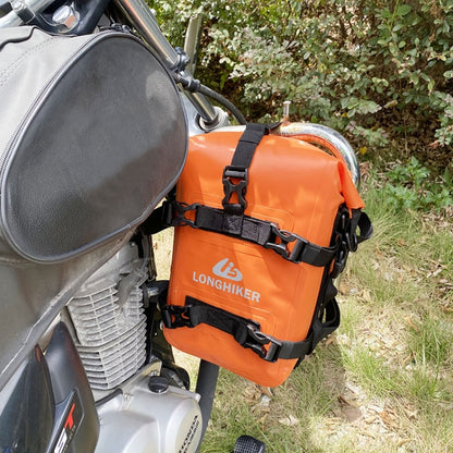 LONGHIKER Motorcycle Quick Release Waterproof Bumper Side Bag