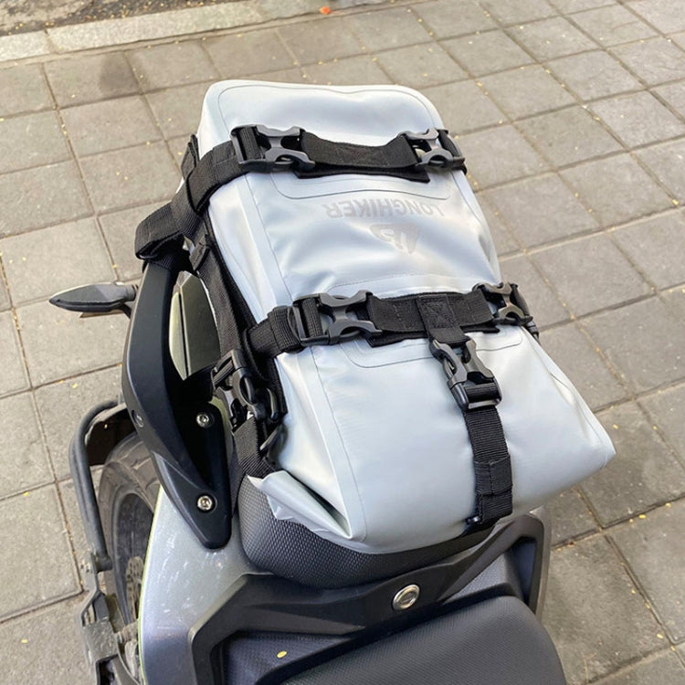 LONGHIKER Motorcycle Quick Release Waterproof Bumper Side Bag