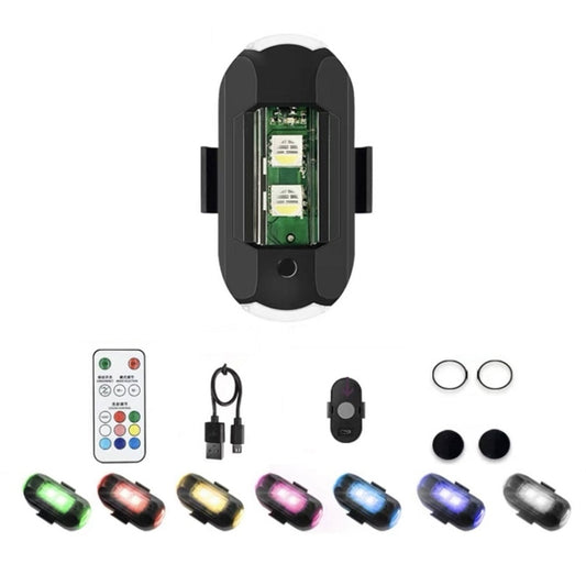 Vibration Remote Control Induction Motorcycle Wireless Strong Magnetic Warning Flash Light, 1 Light +1 RC, 2 Light +1 RC, 4 Light +1 RC