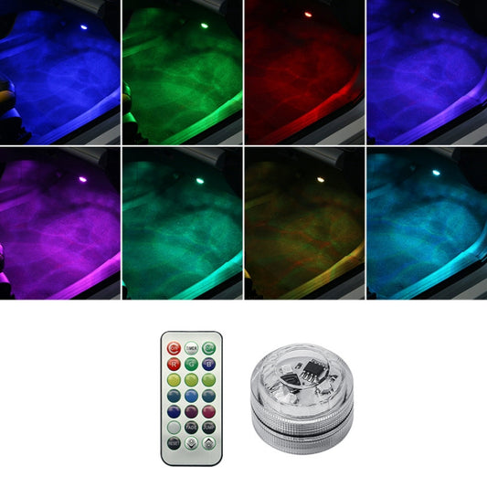 Car Modification Wireless Colorful Remote Control Atmosphere Light, 1 Light +1 RC, 2 Lights +1 RC, 4 Lights +1 RC, 8 Lights +1 RC