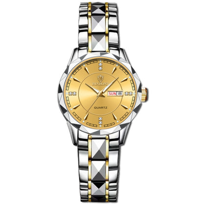 BINBONG B5552 Luminous Multifunctional Business Calendar Quartz Watch