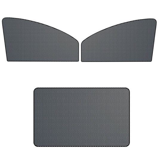 Car Sunshade Magnetic Iron Reflective Mesh Gauze Sunscreen Heat Insulation Sunshade Baffle, Front Window Driving, Front Window Co-driving, Rear Window Square