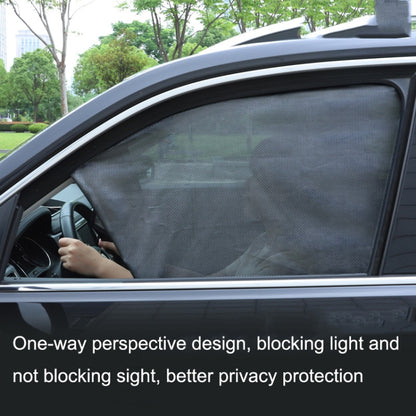 Car Sunshade Magnetic Iron Reflective Mesh Gauze Sunscreen Heat Insulation Sunshade Baffle, Front Window Driving, Front Window Co-driving, Rear Window Square