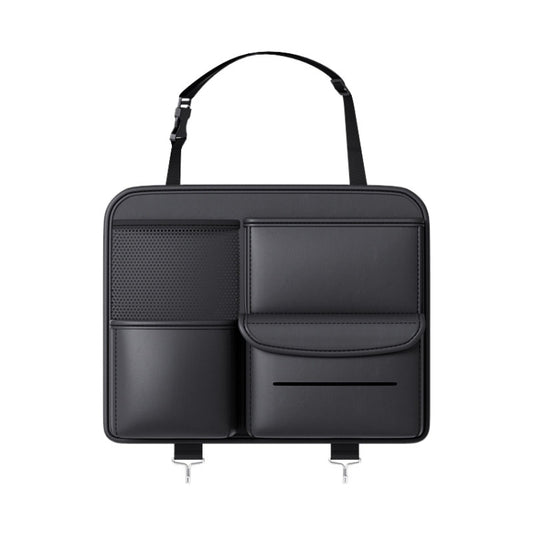 Multifunctional Car Seat Back Storage Bag Car Interior Decorative Supplies, Size:, S (Black), L (Black)