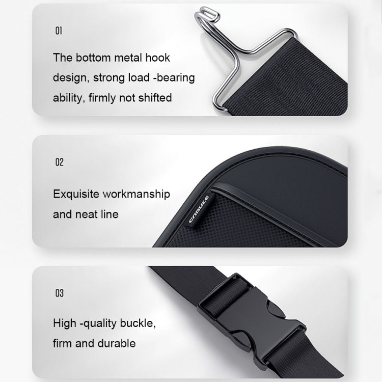 Multifunctional Car Seat Back Storage Bag Car Interior Decorative Supplies, Size:, S (Black), L (Black)