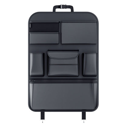 Multifunctional Car Seat Back Storage Bag Car Interior Decorative Supplies, Size:, S (Black), L (Black)
