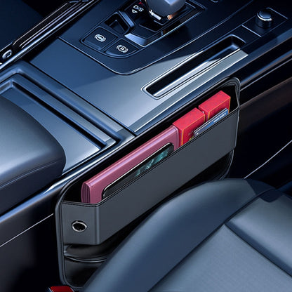 Car Large-capacity Gap Storage Box Car Extended Storage Bag, Black)