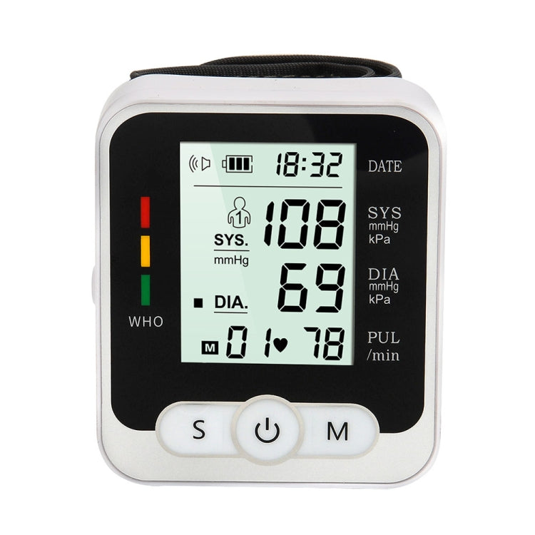 RAK189 Household Electronic Blood Pressure Measuring Device Wrist Sphygmomanometer, with Voice, without Voice